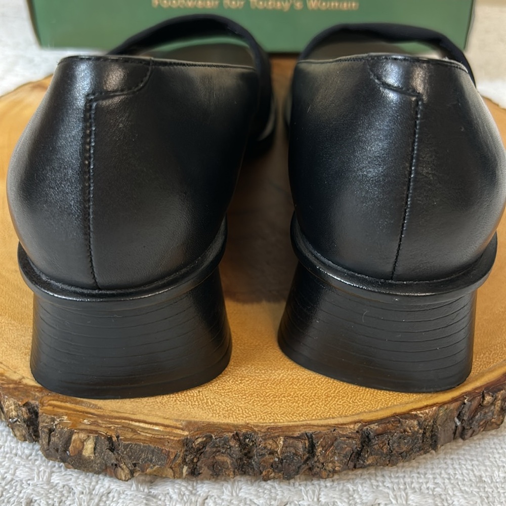 Thom McAn Black Open Toe Women's Heeled Sandals Size 8.5 with box - Picture 5 of 8